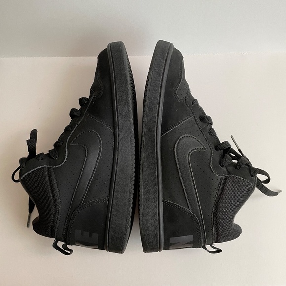 Nike Court Borough Mid Lace-Up High Top Basketball Shoes Youth US 5.5 839977-001 - Picture 8 of 9